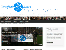 Tablet Screenshot of interfaithactionofevanston.org